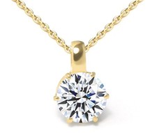 Brilliant necklace from 585