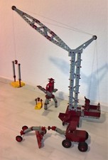 Fischertechnik großer Baustellenkran, Grader und kleiner Kran, Statik-Serie