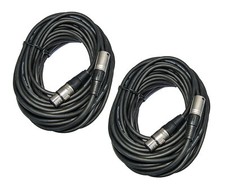 2er Set 15m Mikrofonkabel XLR