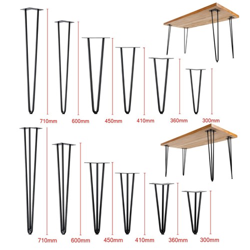 Deuline hairpin legs - 4x,