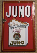 JUNO Emailleschild  48cm x 73