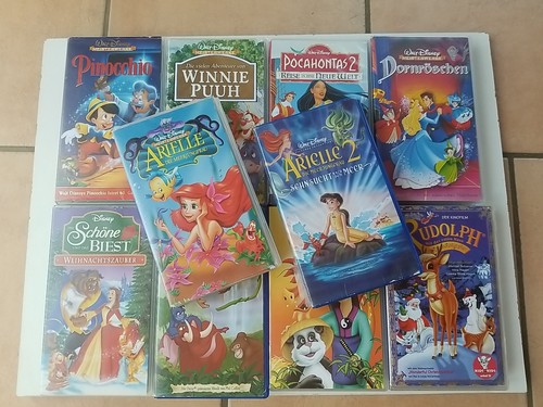 10x vhs walt disney klassiker - vhs,,