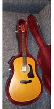 Aria AW 110 Dreadnought '90 Jahre,Zeder Decke ,Vintage Akustische Gitarre,Koffer
