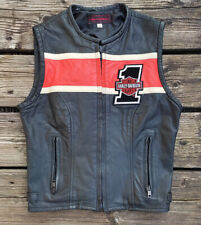 Damen Motorradweste XXS  Harleystyle schweres Leder Patch Biker Chopper Girl