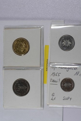 Madagaskar münzen 5 10 - madagaskar,