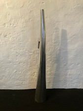 Bodenvase Sievert Line, Aluminium, Silber glänzend, Ausstellungsstück