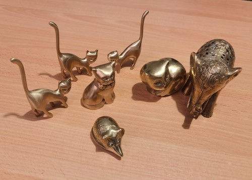 Konvolut messing tiergruppe - messing,
