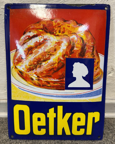 Oetker emailschild - oetker, (75503)