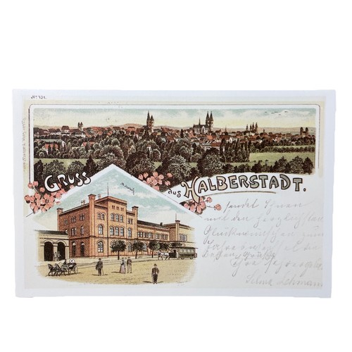 Postkarte reprint eisenbahn - reprint,