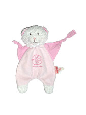 Käthe Kruse Katze Bär Teddybär Teddy weiß rosa happily ever after Schmusetuch