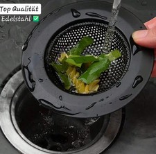 Abfluss Edelstahl Sieb Küche