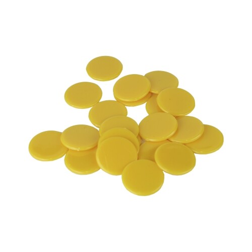 Spielchips gelb - mm,