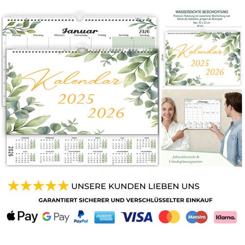 Wandkalender 2026 mit - wandkalender,