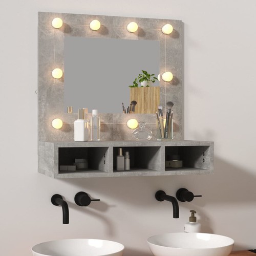 Spiegelschrank mit led wand - mit,