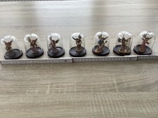 7 alte musizierende, bemalte KUNSTSTOFF-WEIHNACHTSENGEL in OVP KUNSTSTOFFDOM