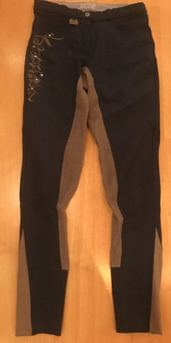 Reithose blau braun kaum - blau/braun, 36