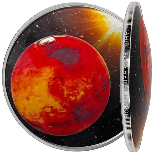 Silbermünze mars - mars, (5.)