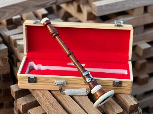 Rosewood brown bombard chanter - brown,