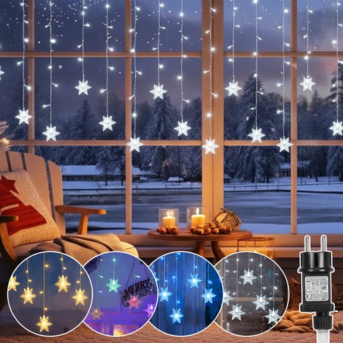 Schneeflocke lichtervorhang - schneeflocke,
