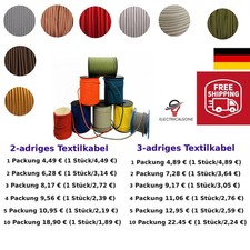 2-adrig 3-adrig Textilkabel
