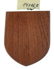 Wandschild, Holzplakette für Wappen / Embleme / Reliefs. Echtholz