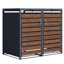 SCHARTEC Mülltonnenbox 2er