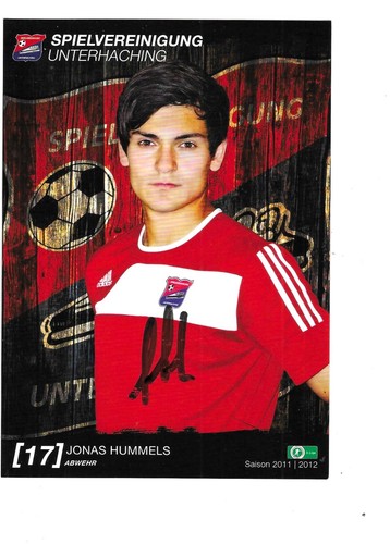 Jonas hummels autogramm - hummels,