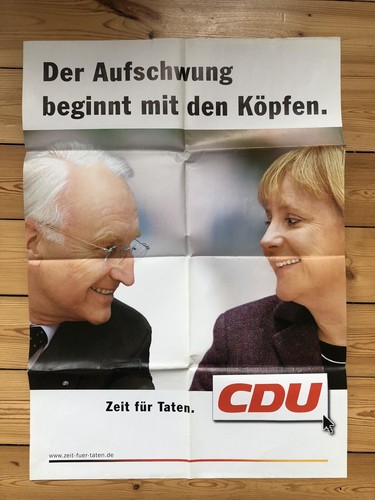 Cdu wahlplakat 2002 - cdu,