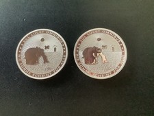 Zwei Silbermünze 1oz