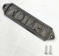 Vintage Messing WC Türschild