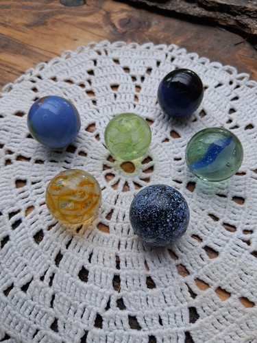Set alte glas - glas, murmeln
