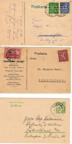 Postkarten von 1909 - 3,