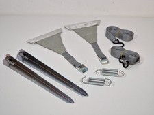 Pro Plus Sturm-Abspannset mit Kederbefestigung für Markisenschiene 2x4,8m