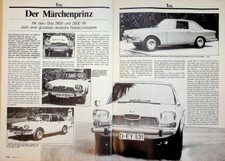 Oldtimer Markt 1386) Modellreport Glas 2600 V8 + 3000 V8 - ein interessanter Ber