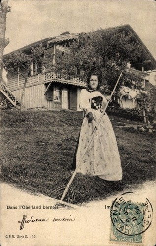 Berner oberland frau - oberland,, in