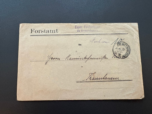 Dienstbrief forstamt - dr,