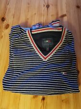 Pullover Pulli Enzo Lorenzo Gr. M Sweater Baumwolle Italy Italien gestreift V
