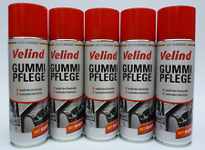 (16,65€/L) 5x 300 ml Velind Gummipflege Spray mit Silikon Türdichtungen Winter
