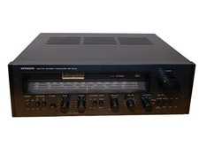 Hitachi AM-FM Stereo Receiver SR-503L Ampli Tuner Schwarz 180 W Made In Japan 