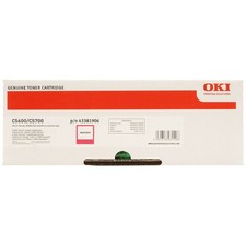 Original OKI Toner 43381906 nagenta für C5600 C5700 neu A-Ware