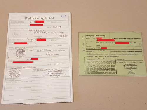 Kfz brief fahrzeugbrief opel - fahrzeugbrief,