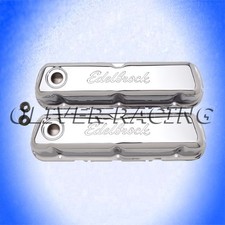 VENTILDECKEL Eelbrock CHROM