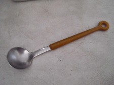 mono Ring Probier? Löffel 14,5 cm Kunststoff orange 70er Peter Raacke Design