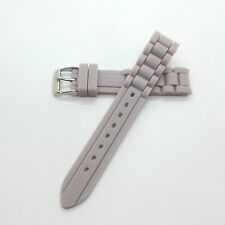 Uhren Armband Silikon Armband Braun 18mm Breit 19,5cm Lang Ersatz Armband 290101