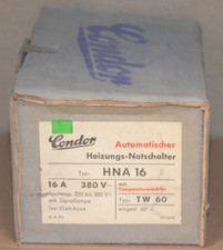 Condor HNA 16 Heizungs-Notschalter Neu/unbenutzt
