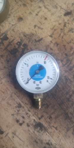Rohrfedermanometer für