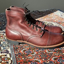 Red Wing 8119 Heritage Iron Ranger Oxblood Cap Toe Boots Mens 12D/46EU Wie Neu?