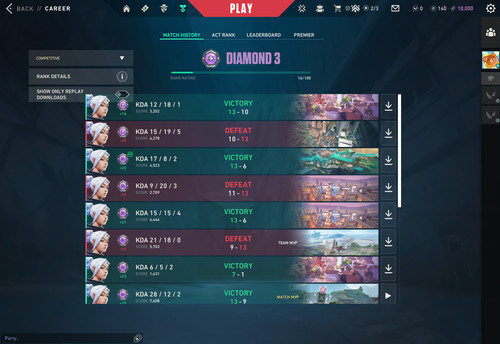 Valorant account diamond - eu,
