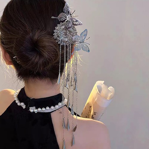 Ancient style butterfly tassel - ancient,