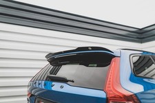 Heck Spoiler Aufsatz Abrisskante passend für Volvo V60 R-Design Mk2 schwarz Hoch